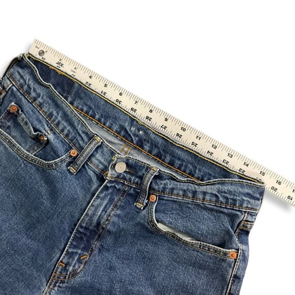 Levi's 514 Men's Jeans 32 Blue Denim Straight Leg - Picture 6 of 9